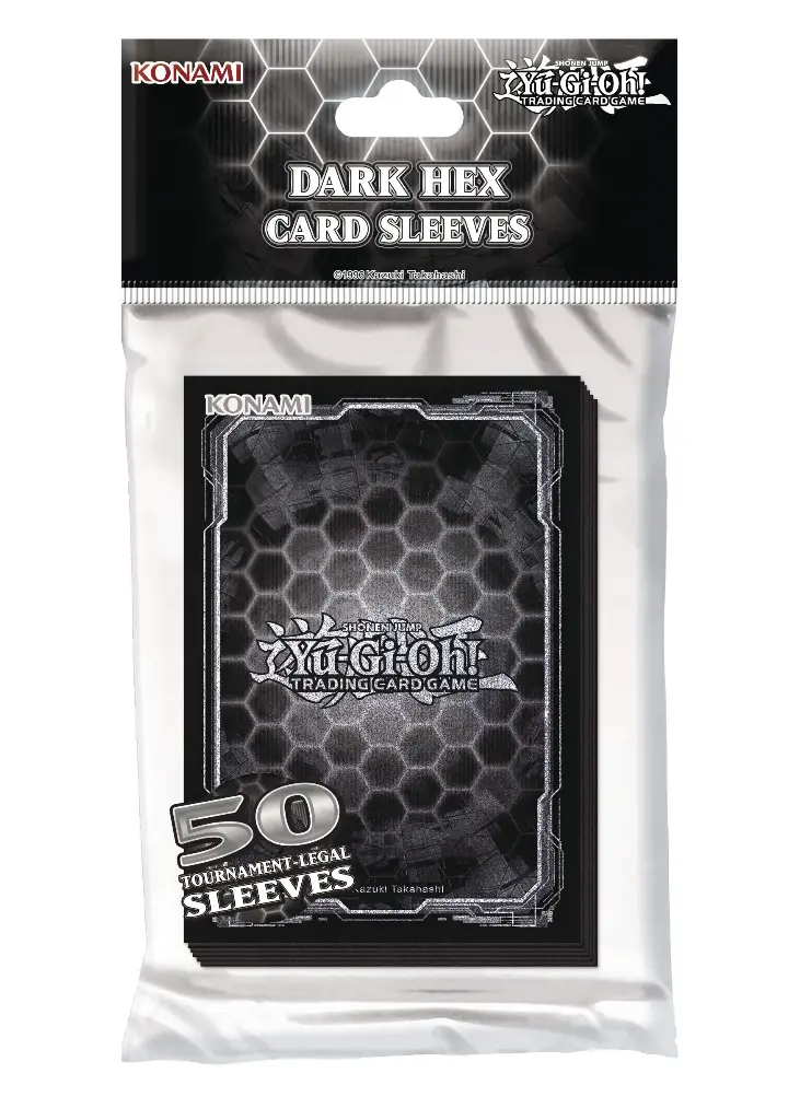 50 protège-cartes Yu-Gi-Oh! - Dark Hex