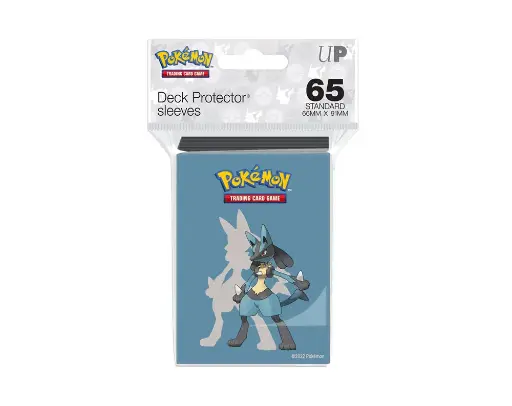  65 protège-cartes standard Pokémon - Lucario