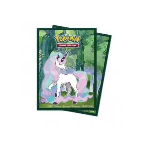 65 protège-cartes standard Pokémon Galopa de Galar